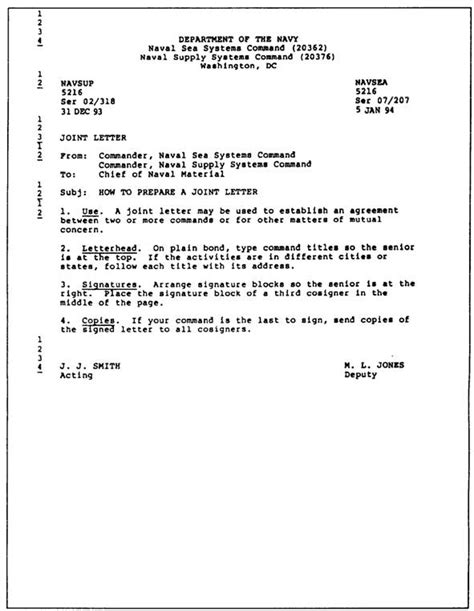 sample letter with thru addressee